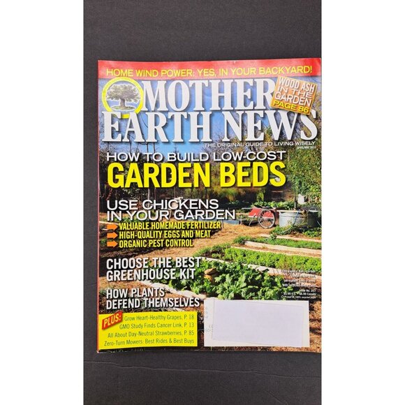 Mother Earth News Magazine Lot of 6 From 2008 2013 2015 2020 Garden Chickens - Picture 5 of 9